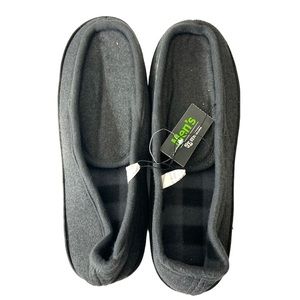 Mens Slipon Slippers Gray Size 13 XL